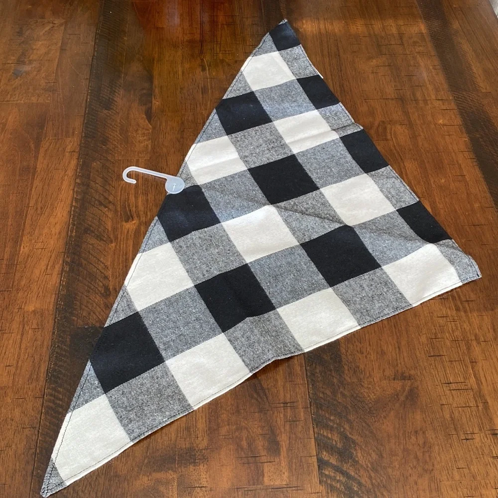 Patterned Flannel Bandana for Pets